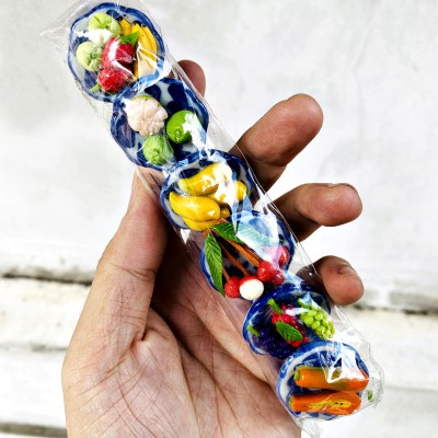 Dollhouse Miniature Fruit Resin Model Dedicate Offering Pray Thai Amulet #17055