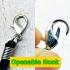 Lot 50pcs Necklace Chain Nylon 30cm Lobster Clasp Hook Thai Amulet Rainbow 17061