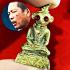 Ngan Ngung Gambling Fortune Double Gecko Lersri Somdeh Be2565 Thai Amulet #17071