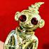 Ngan Ngung Gambling Fortune Double Gecko Lersri Somdeh Be2565 Thai Amulet #17071