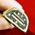 Ngan Ngung Gambling Fortune Double Gecko Lersri Somdeh Be2565 Thai Amulet #17071