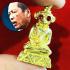 Ngan Ngung Gambling Fortune Lizard Gecko Lersri Somdeh Be2565 Thai Amulet #17072