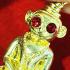 Ngan Ngung Gambling Fortune Lizard Gecko Lersri Somdeh Be2565 Thai Amulet #17072