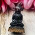 Ngan Ngung Charming Lust Ash Gecko Lersri Somdeh Be2565 Black Thai Amulet #17073