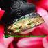 Ngan Ngung Charming Lust Ash Gecko Lersri Somdeh Be2565 Black Thai Amulet #17073