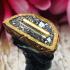 Ngan Ngung Charming Lust Ash Gecko Lersri Somdeh Be2565 Black Thai Amulet #17073