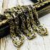 Necklace Stainless Chain Laser 2Tone Silver Gold Wearing 30cm Thai Amulet #17074