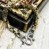 Necklace Stainless Chain Laser 2Tone Silver Gold Wearing 30cm Thai Amulet #17074