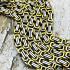 Necklace Stainless Chain Laser 2Tone Silver Gold Wearing 30cm Thai Amulet #17074