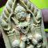 KhunPaen Rahu Charming Wealth Rich Money Lp Key White Be2555 Thai Amulet #17080