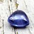 Stencil Pendant Naga Eye Leklai Mind Stone Rich Fortune Purple Thai Amulet 17094