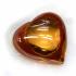 Stencil Pendant Naga Eye Leklai Mind Stone Lucky Wealth Orange Thai Amulet 17099