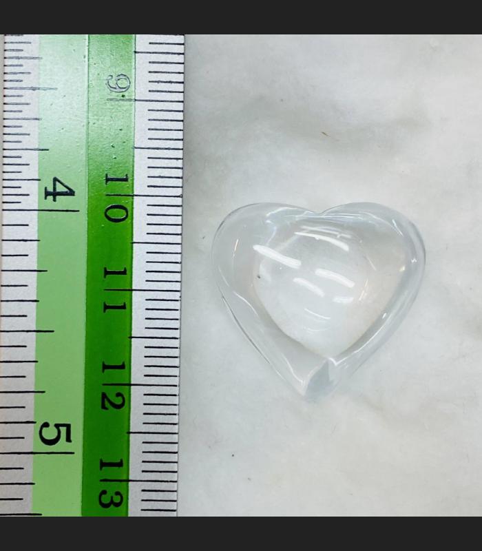 Crystal Mind Stone Healing Naga Eye Leklai White limpid Wealth Thai Amulet #17101
