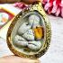 Certificate Lucky Money Gambling Pidta Closed Eye Koon Be2538 Thai Amulet #17103