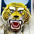 Tiger Face Protection Shield Fortune Lp Supoj Be2555 Colorful Thai Amulet #17119