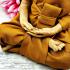 Lifelike Wax Monk Meditation Statue Lp Doo Watsakae Wealth Thai Amulet #17123