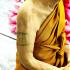 Lifelike Wax Monk Meditation Statue Lp Doo Watsakae Wealth Thai Amulet #17123