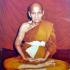 Lifelike Wax Monk Meditation Statue Lp Doo Watsakae Wealth Thai Amulet #17123