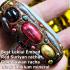 Takrut Leklai Capsule Naga Eye Protection Immortal Somporn 5cm Thai Amulet 17139