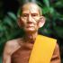 LIFELIKE WAX FINE ART THAI MONK STATUE AMULET LP GUAY KUAY WATKOSITARAM MEDITATION 9INCH
