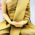 LIFELIKE WAX FINE ART THAI MONK STATUE AMULET LP CHA WATNONGPAPONG MEDITATION 9INCH