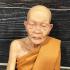 Lifelike Wax Art Monk Meditation Statue Lp Doon WatBuraparam Thai Amulet #17146
