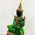 Large Meditation Emerald Buddha Statue Amulet Lucky Green Gold Armor 50cm #17148