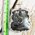 Large Medal Narai Kwangjak Mercy Deity Lp Kalong Black Be2551 Thai Amulet #17150