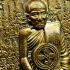 Large Narai Kwangjak Protect Survival Lp Kalong Bronze Be2551 Thai Amulet #17151