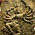 Large Narai Kwangjak Protect Survival Lp Kalong Bronze Be2551 Thai Amulet #17151