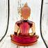 Meditation Buddha Statue Mindfulness Smile Home Decor RedPink Thai Amulet #17155