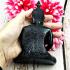 Meditation Buddha Statue Mindfulness Smile Home Decor Black Thai Amulet #17156