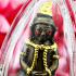 Ngung Red Gems Eye Monkey Gambling Win Lp Nen Naen Be2554 Gold Thai Amulet 17157