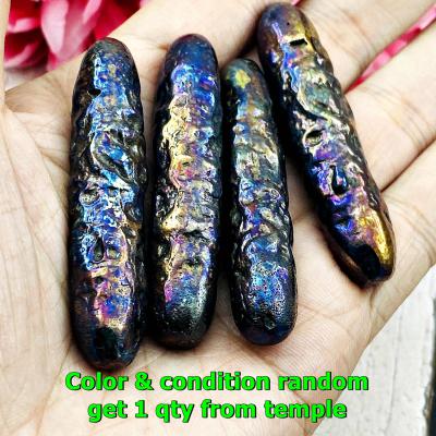 Leklai kotpi Mekaphat Rainbow Somporn Cave Drop Wealth Immortal protect Thai Amulet 17160