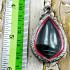 Leklai Naga Eye River Cave Powerful Healing Wealth Shell Green Thai Amulet 17164
