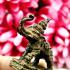 POWERFUL SACRED ELEPHANT LP KALONG AMULET THAI TALISMAN REAL