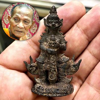 Wessuwan Ghost Slayer First Batch Fortune Lp Kalong Nawa Be2549 Thai Amulet #17174