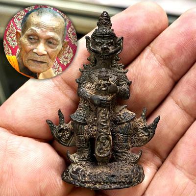 Wessuwan Ghost Slayer First Batch Fortune Lp Kalong Nawa Be2549 Thai Amulet #17174