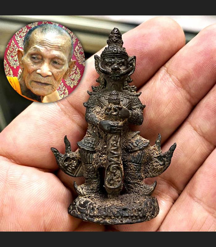 Wessuwan Ghost Slayer First Batch Fortune Lp Kalong Nawa Be2549 Thai Amulet #17174