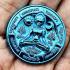 Alien Universe Power Leklai Mineral Medal Lucky Fortune Lp Lek Thai Amulet 17180