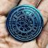 Alien Universe Power Leklai Mineral Medal Lucky Fortune Lp Lek Thai Amulet 17180