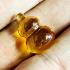 Crystal Healing Stone Naga Eye Leklai NamTow Bottle Yellow Thai Amulet #17189