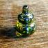 Crystal Healing Naga Eye Leklai NamTow Bottle Fortune Green Thai Amulet #17190