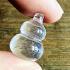 Protection Stone Naga Eye Leklai Namtow Bottle Limpid Somporn Thai Amulet #17192
