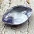Leklai Nakee Buddha Naga Eye Prevent Life Stone Limpid White Thai Amulet #17203