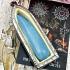 Luck Leklai Tooth Fang Moon Light Glow in Dark Lp Somporn Blue Thai Amulet 17210