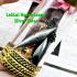 Leklai Naga 5in1 Magic Survive Protection Rice Takrut Somporn Thai Amulet #17239