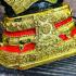 Meditation Green Emerald Buddha Statue Armor Gold Winter 18cm Thai Amulet #17243
