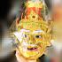 Helmet Khon Hermit Mask Porkae Lersri Master Head Thai Amulet Watbangpha #17260