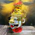 Lersri Pooseir Saming Tiger Head Helmet Hermit Mask Watbangpha Thai Amulet 17261